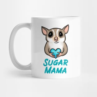 Sugar Mama, Blue, for Sugar Glider Lovers Mug